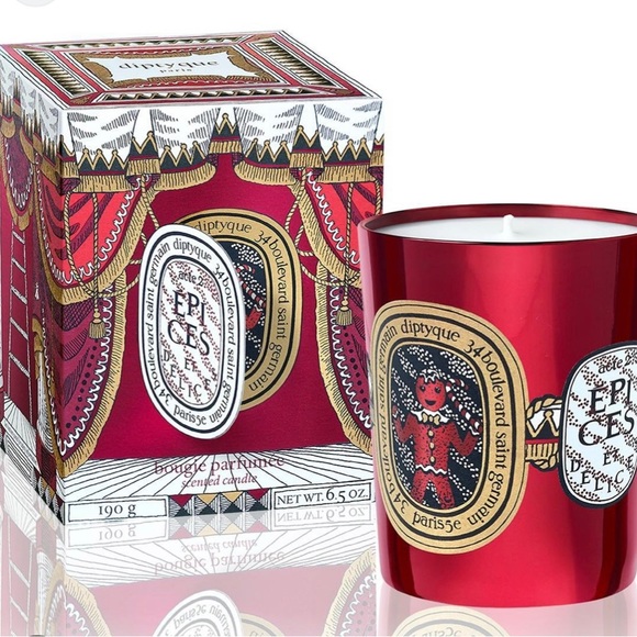 NIB DIPTYQUE “EPICES & DELICES” SCENTED CANDLE 6.5 oz Spice Ginger Holiday Paris - Picture 10 of 10